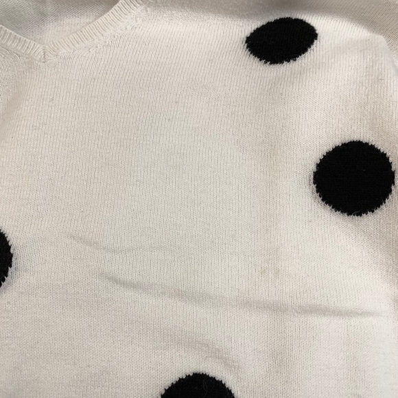 ๐2/$25๐ Loft v-neck polka dot sweater - Picture 6 of 6
